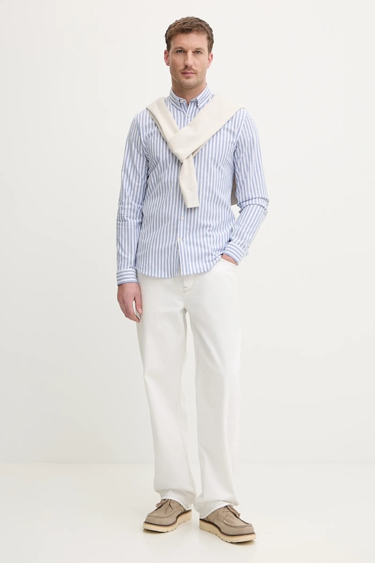 Lindbergh koszula 30.203536 niebieski SS26