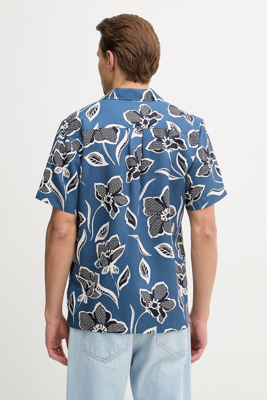 Odzież Lindbergh koszula 30.203707 niebieski