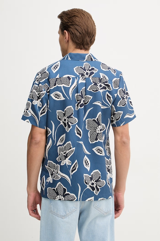 Odzież Lindbergh koszula 30.203707 niebieski