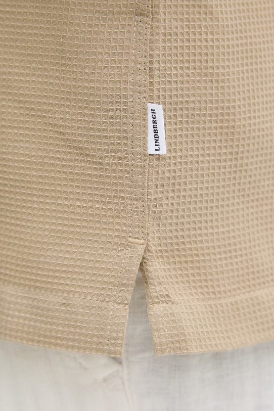 Lindbergh koszula męska bawełniana 30.203857 beżowy