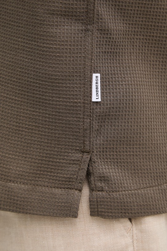 Lindbergh koszula męska bawełniana 30.203857 brązowy