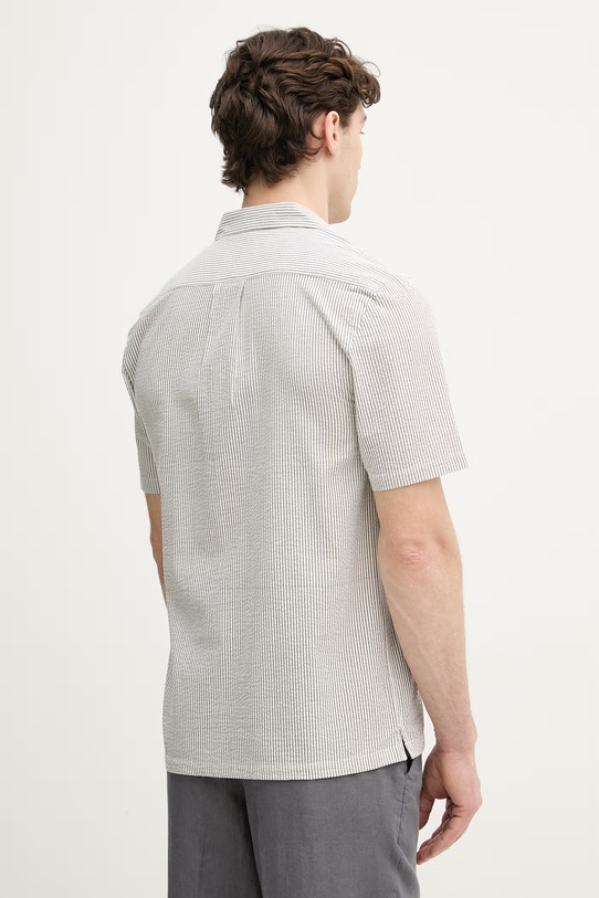 Odzież Lindbergh koszula męska bawełniana 30.203863 szary