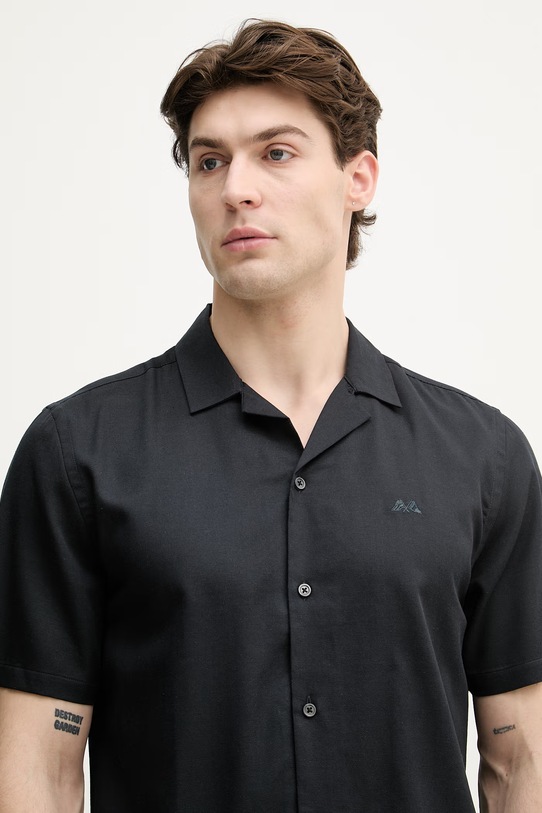 Lindbergh koszula męska z bawełną granatowy 30.222099