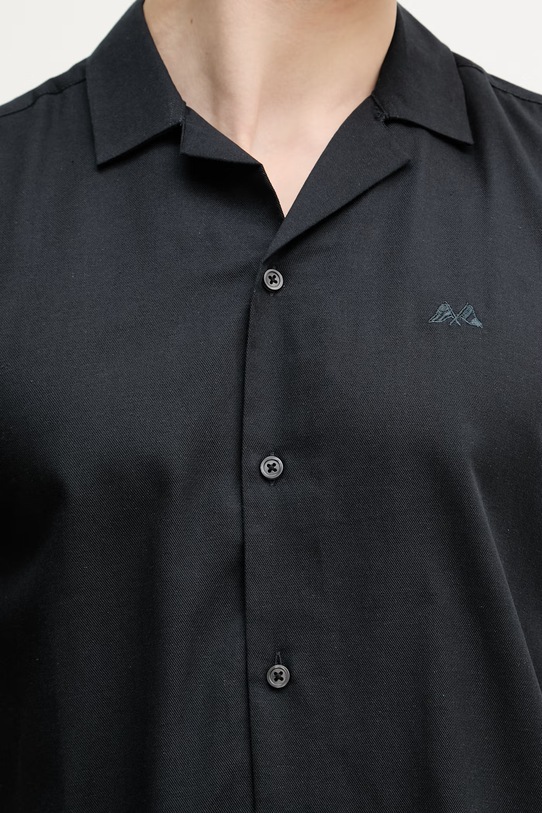 Lindbergh koszula męska z bawełną 30.222099 granatowy