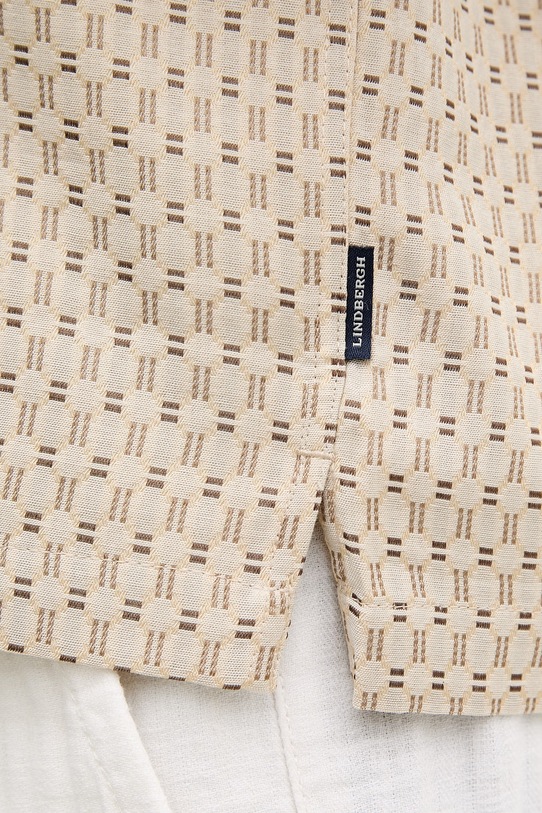 Lindbergh koszula męska z lyocellem 30.222111 beżowy