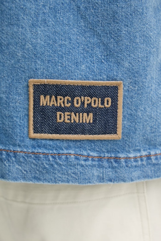 Marc O'Polo koszula męska z bawełny 5000008048 niebieski