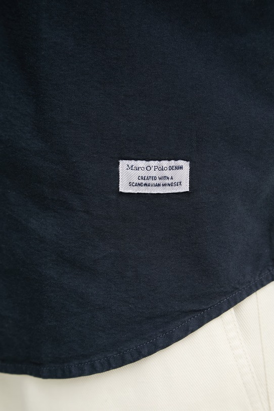 Marc O'Polo koszula męska bawełniana 5000008064 granatowy