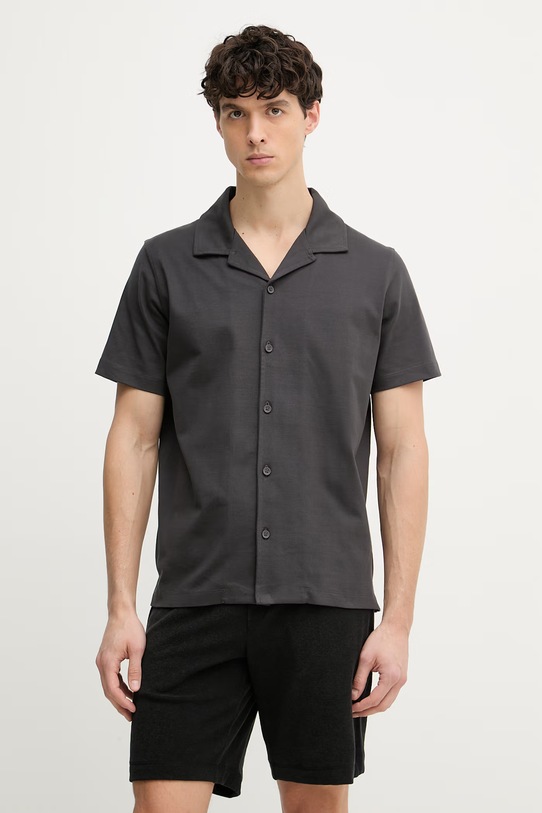 Marc O'Polo koszula męska bawełniana czarny 5000008176