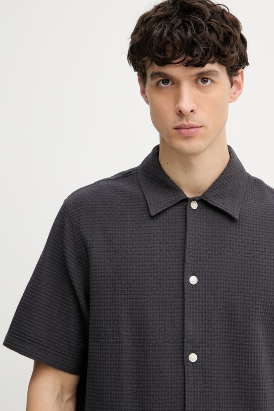 Marc O'Polo koszula męska bawełniana 5000008176 czarny