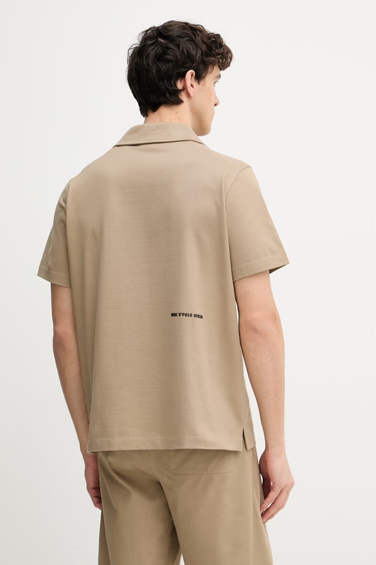 Odzież Marc O'Polo koszula męska bawełniana 5000008251 beżowy