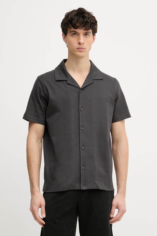 Marc O'Polo koszula męska bawełniana szary 5000008251