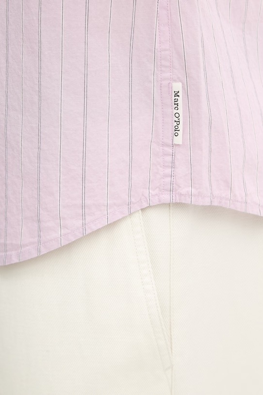 Marc O'Polo koszula męska bawełniana 5000012780 fioletowy