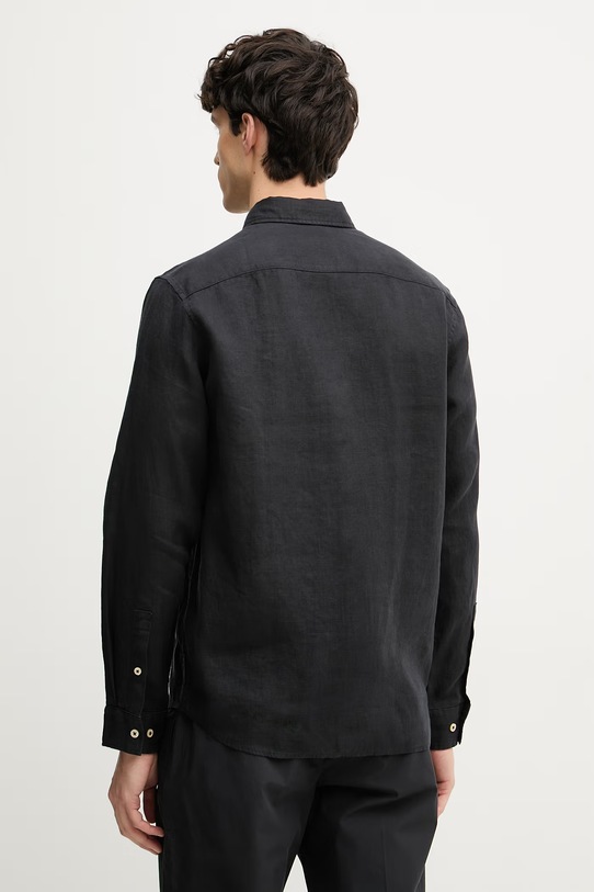 Odzież Marc O'Polo koszula męska lniana 5000012796 czarny