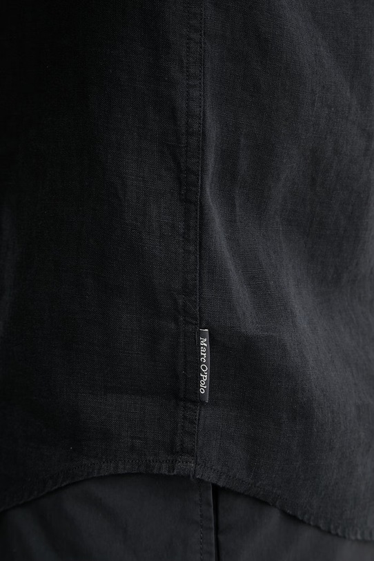 Marc O'Polo koszula męska lniana 5000012796 czarny