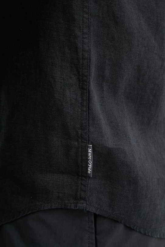 Marc O'Polo koszula męska lniana 5000012796 czarny