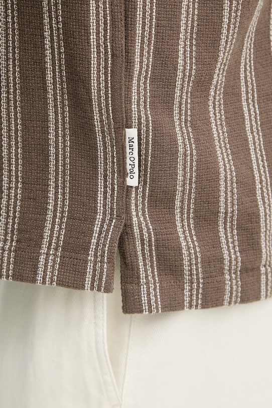 Marc O'Polo koszula męska bawełniana 5000012800 brązowy