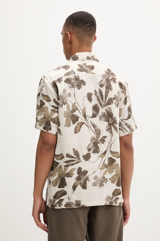 Odzież Marc O'Polo koszula męska lniana 5000012802 beżowy