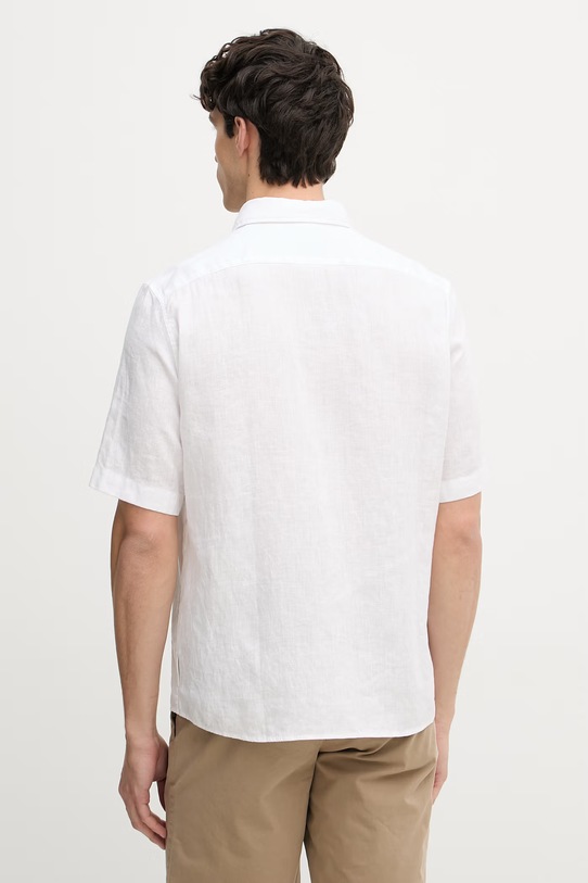 Odzież Marc O'Polo koszula męska lniana 5000012803 biały