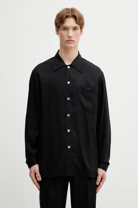Our Legacy shirt Every plain black M2262EDB