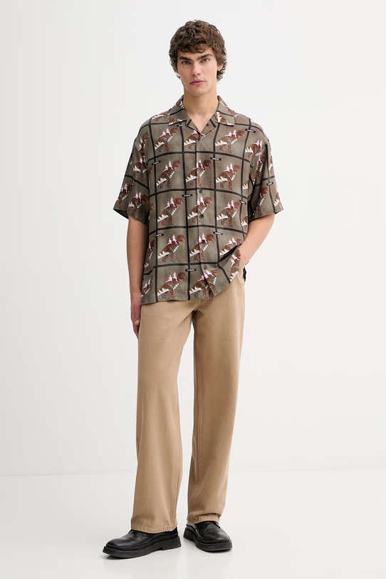 Iceberg koszula G130.5292 brązowy SS26