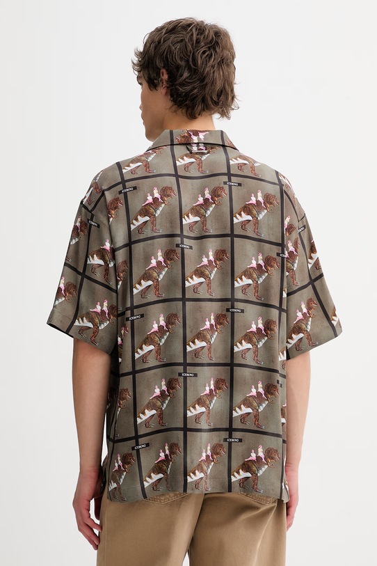 Odzież Iceberg koszula G130.5292 brązowy