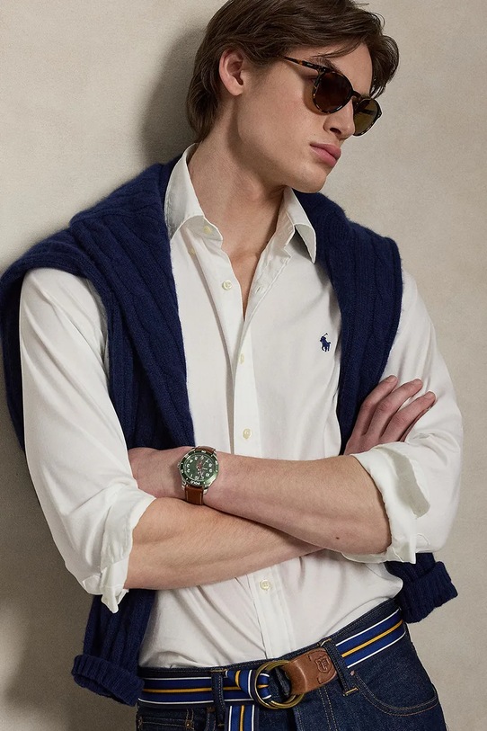 Polo Ralph Lauren koszula bawełniana 710B20512 biały