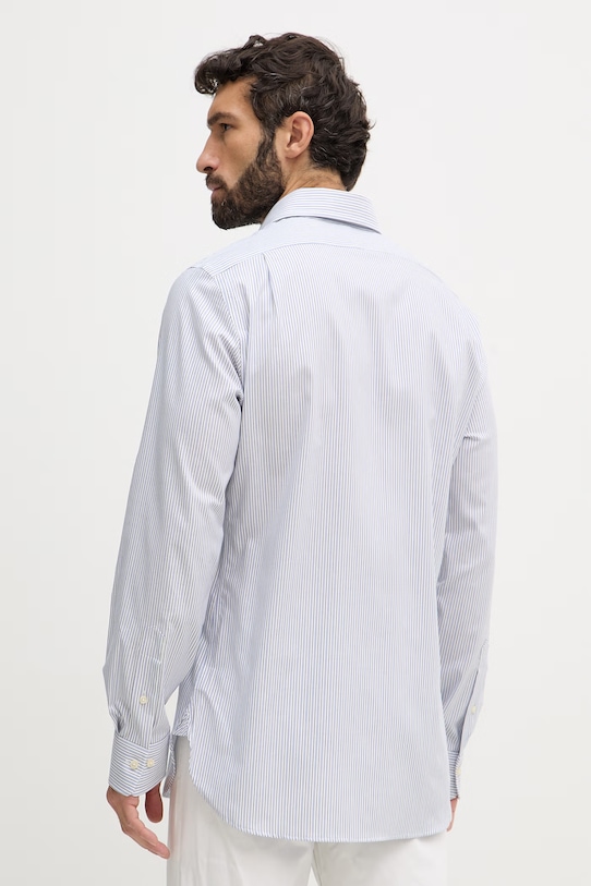 Odzież Polo Ralph Lauren koszula bawełniana 712B15312 niebieski