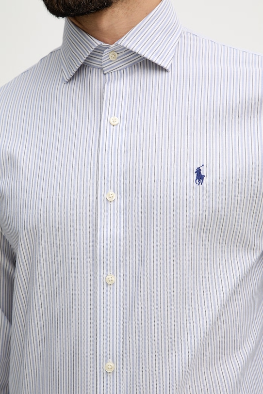 Polo Ralph Lauren koszula bawełniana 712B15312 niebieski