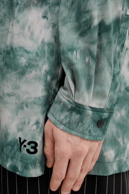 Košeľa Y-3 UT AOP OVSHIRT zelená KC6759