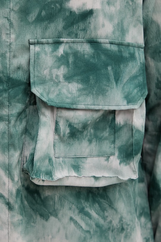 Košeľa Y-3 UT AOP OVSHIRT KC6759 zelená