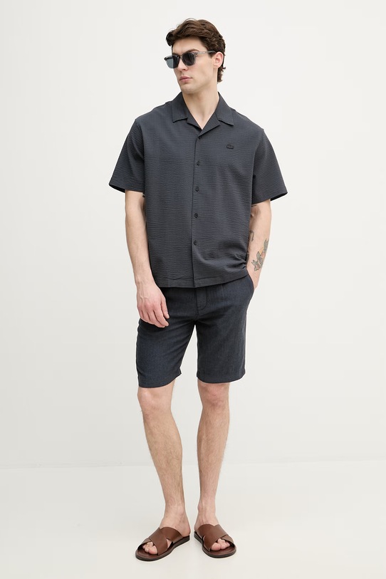 Lacoste koszula CH2355 szary SS26