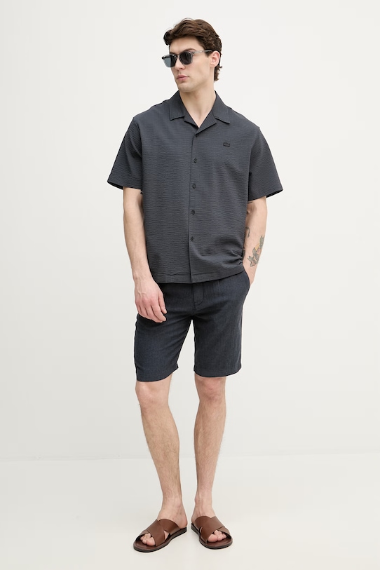 Lacoste koszula CH2355 szary SS26