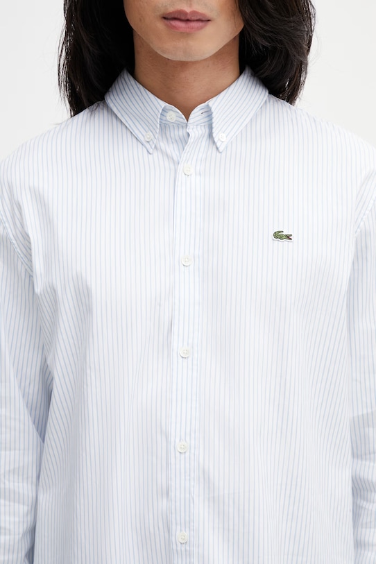 Lacoste shirt cotton Men's white CH5084