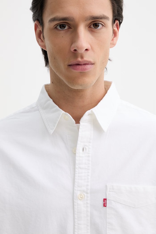 Bavlnená košeľa Levi's SUNSET 1 POCKET STANDARD béžová 85746.0000