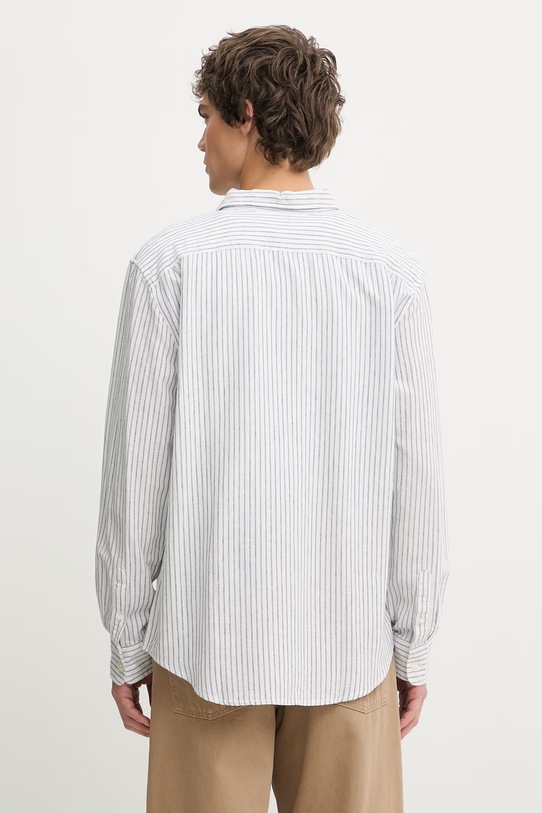Odzież Levi's koszula z dodatkiem lnu SUNSET 1 POCKET STANDARD 85746.0206 biały