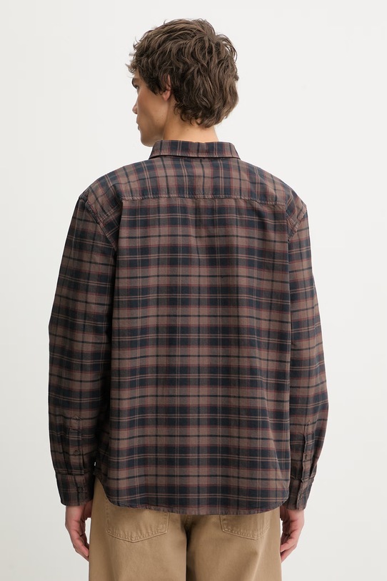 Odzież Levi's koszula bawełniana AUTHENTIC BUTTON DOWN A7210.0063 brązowy