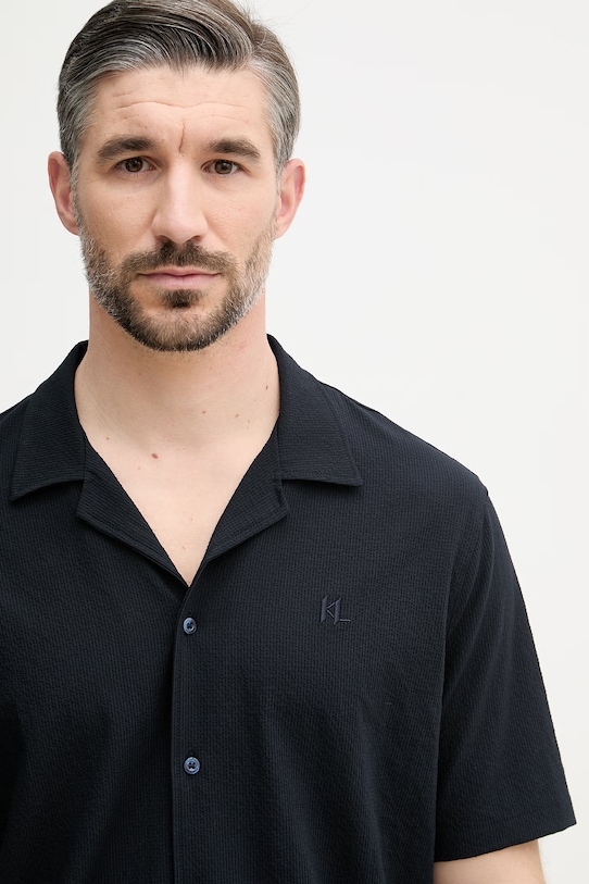Karl Lagerfeld koszula męska granatowy 562034.605942
