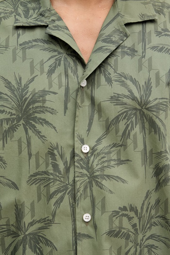 Karl Lagerfeld košile pánská bavlněná MODERN FIT 1/2 562625.605521 zelená