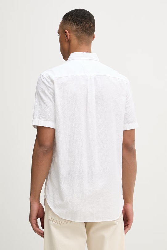 Odzież Tommy Hilfiger koszula męska bawełniana MW0MW38570 biały