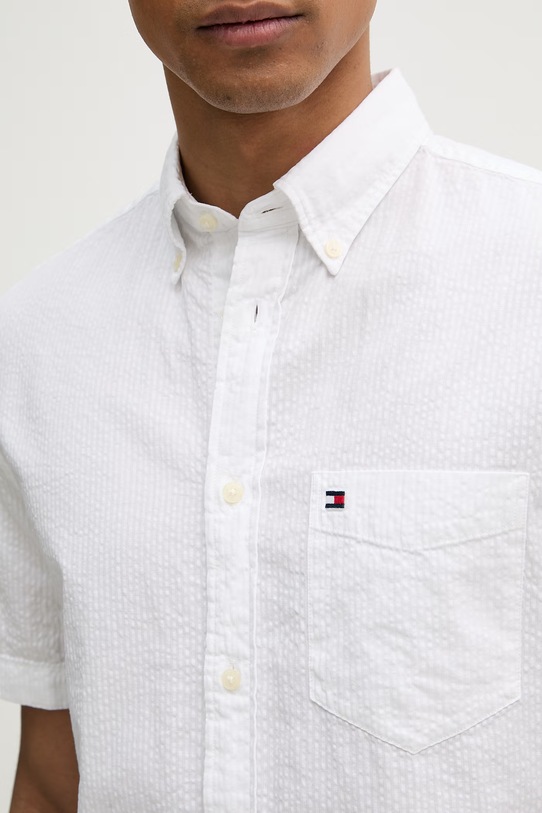 Tommy Hilfiger koszula męska bawełniana MW0MW38570 biały