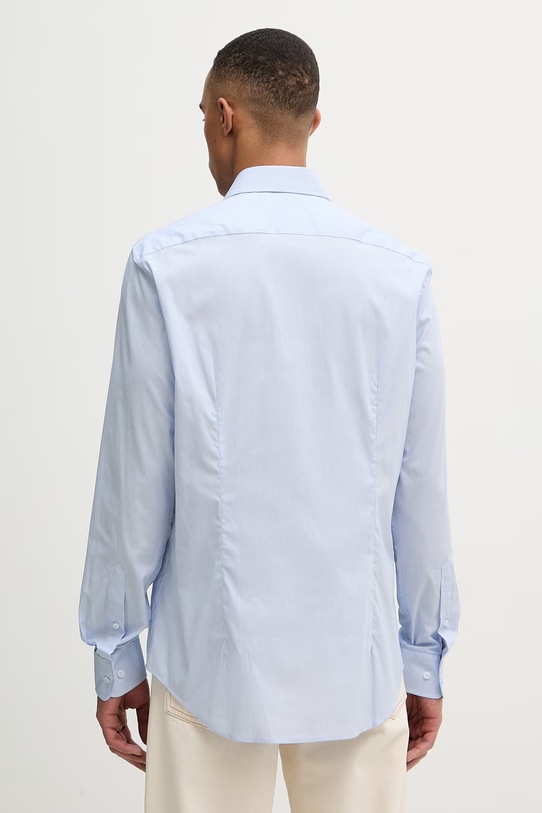 Odzież Tommy Hilfiger koszula męska bawełniana z elastanem MW0MW42930 niebieski