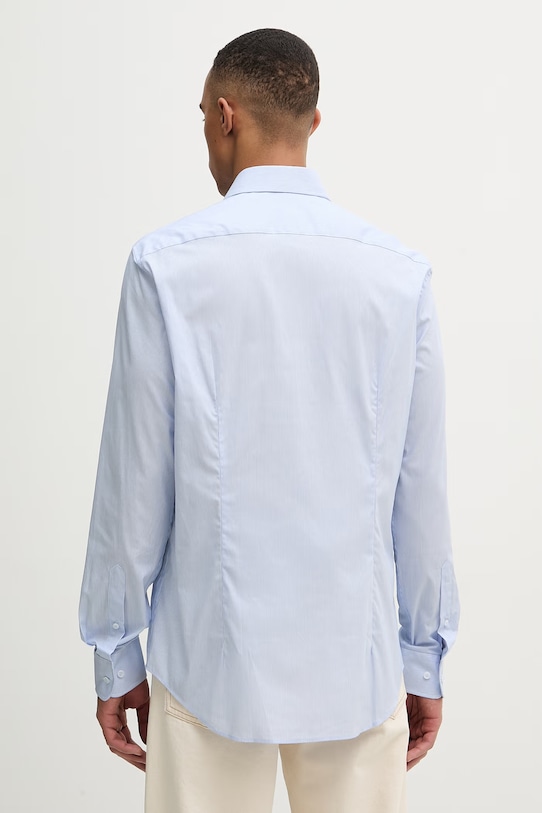 Odzież Tommy Hilfiger koszula męska bawełniana z elastanem MW0MW42930 niebieski