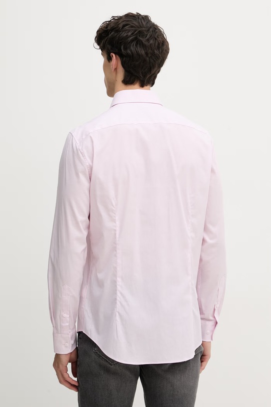 Odzież Tommy Hilfiger koszula męska bawełniana z elastanem MW0MW42930 różowy