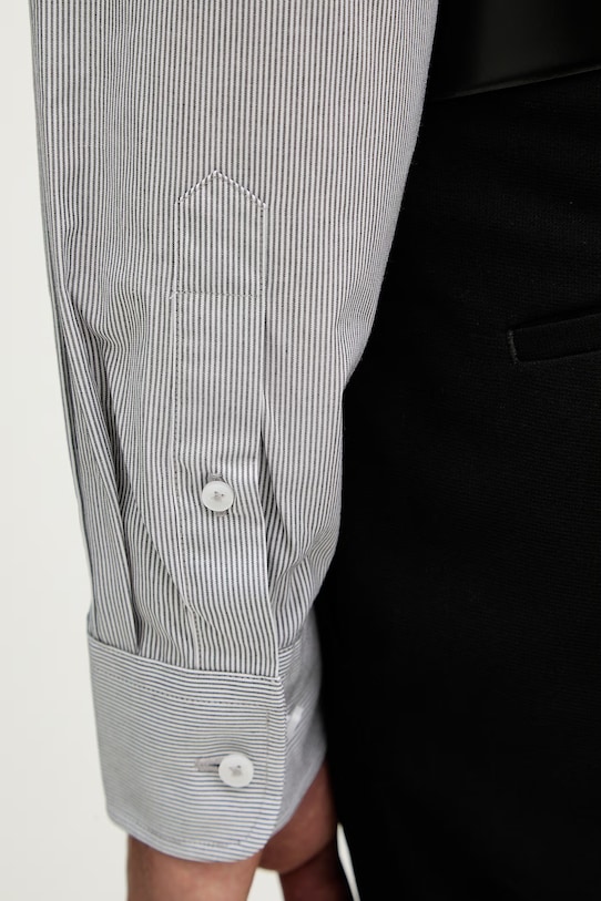 Tommy Hilfiger koszula męska bawełniana z elastanem MW0MW42930 czarny