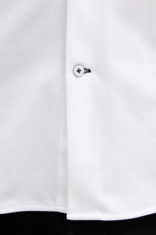 Tommy Hilfiger srajca moška bombažna MW0MW43121 bela