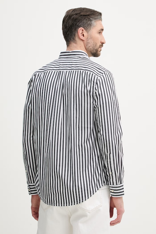 Odzież Tommy Hilfiger Koszula męska bawełniana MW0MW42440 czarny