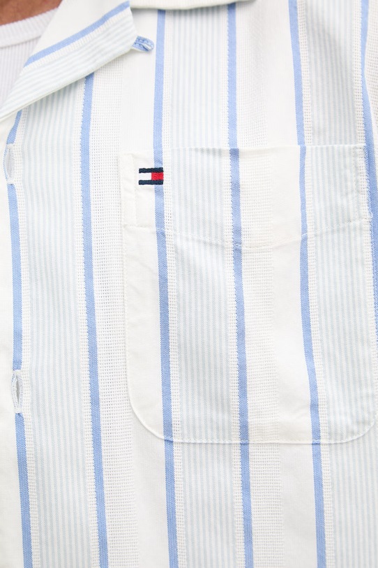 Tommy Hilfiger cămașă pentru bărbați, din bumbac SUMMER MW0MW42984 albastru