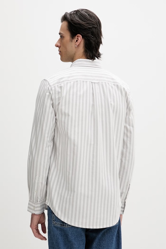 Odzież Tommy Jeans koszula męska bawełniana DM0DM22790 szary