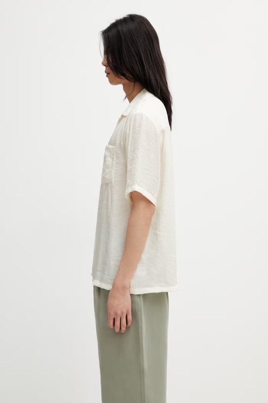 Maison Kitsuné Bali Resort сорочка чоловіча QM00409WF4061 бежевий SS26