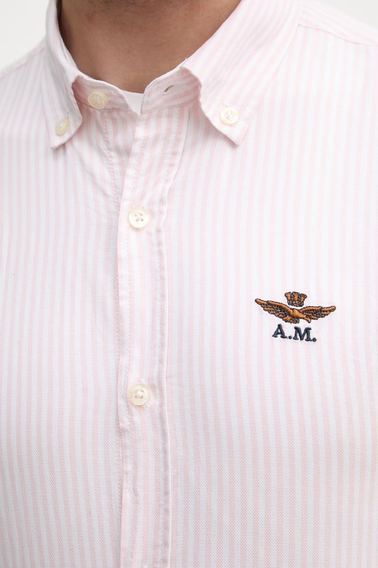 Aeronautica Militare koszula bawełniana CA1320UCT03532 różowy